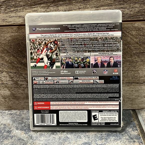 5 for $40 - Madden NFL 13 PS3 Game - Picture 4 of 5